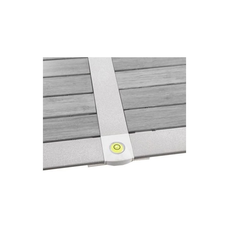 TAVOLO ARROTOLABILE IN ALLUMINIO SILVER 6 CON...