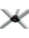 TAVOLO ARROTOLABILE TITANIUM IN ALLUMINIO BREVETTATO AXIA 6 147 X 76 X H72 CM