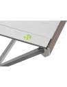 TAVOLO ARROTOLABILE TITANIUM IN ALLUMINIO BREVETTATO AXIA 6 147 X 76 X H72 CM