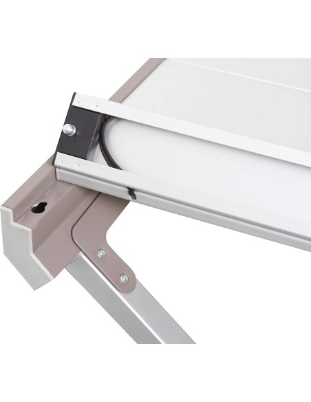 TAVOLO ARROTOLABILE TITANIUM IN ALLUMINIO BREVETTATO AXIA 6 147 X 76 X H72 CM