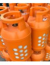 BOMBOLA GAS IN VETRORESINA COLORE ARANCIO DA 10 KG DIMENSIONE ALTEZZA 58 CM DIAMETRO 30 CM