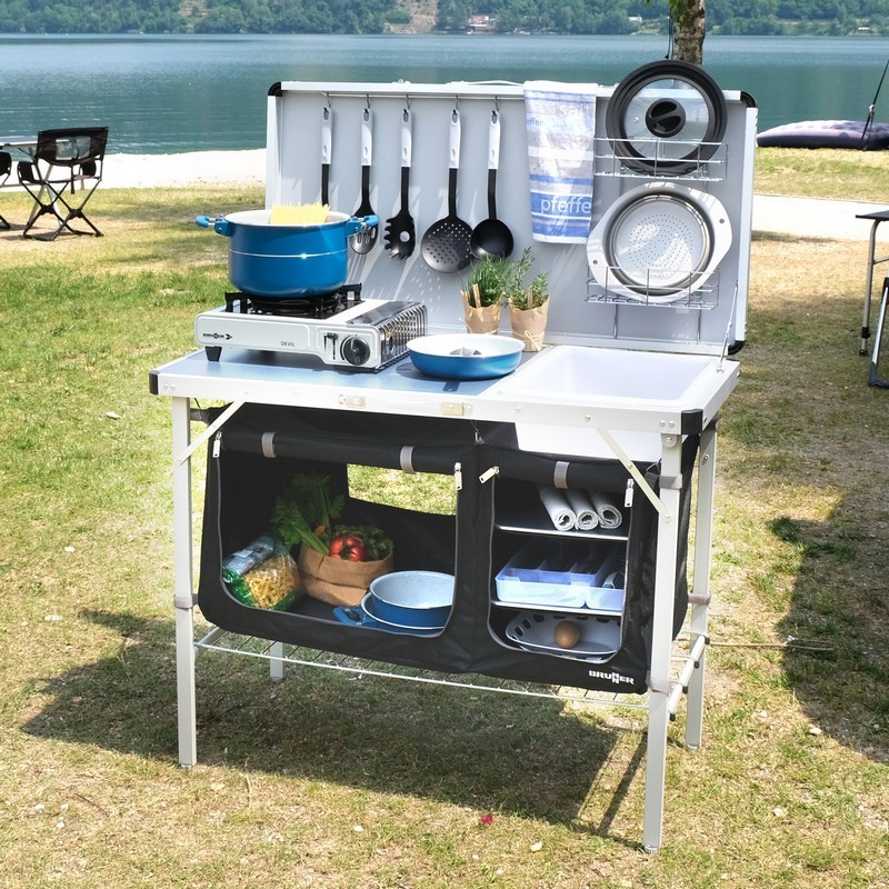 MOBILETTO PORTAFORNELLO RIGIDO CON CHIUSURA A...