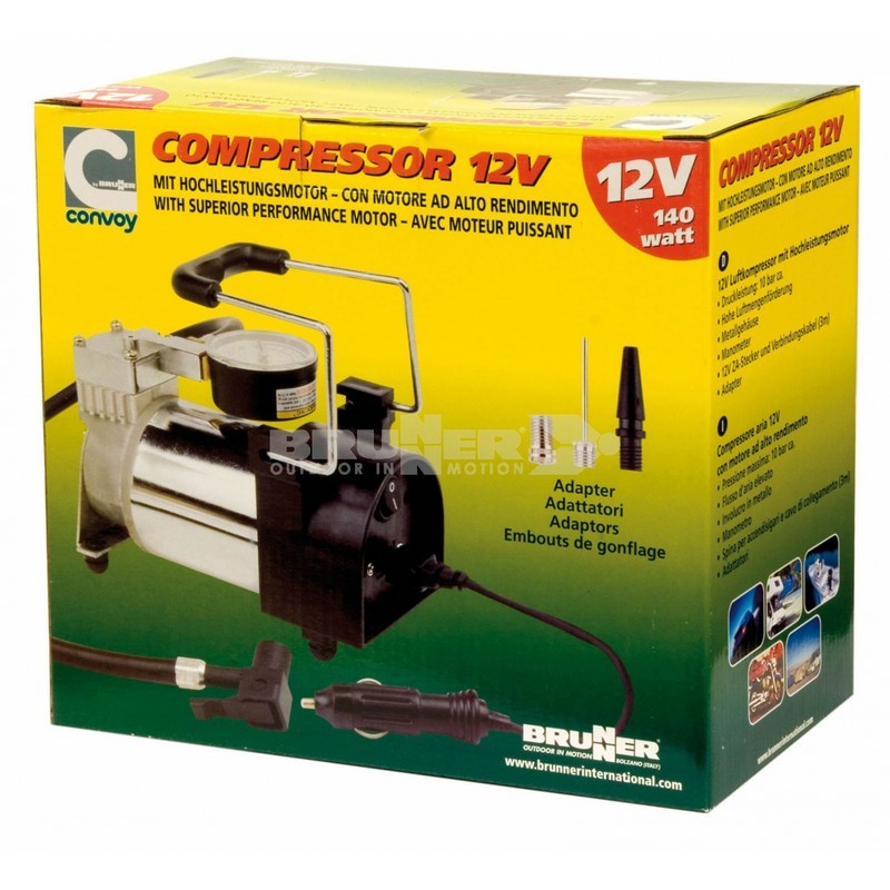 MINI COMPRESSORE ARIA 12 V MULTIFUNZIONE CON...