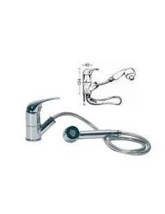 MISCELATORE CON DOCCIA ESTRAIBILE