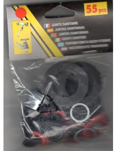 KIT GOMMINI PER RUBINETTI E  SANITARI 55PZ
