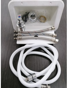 VASCHETTA PER DOCCETTA ESTERNA CON MISCELATORE COMPLETA...