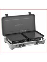 FORNELLO DEVIL 2 COOK CON 2 FUOCHIE 2 PIASTRE COLORE NERO