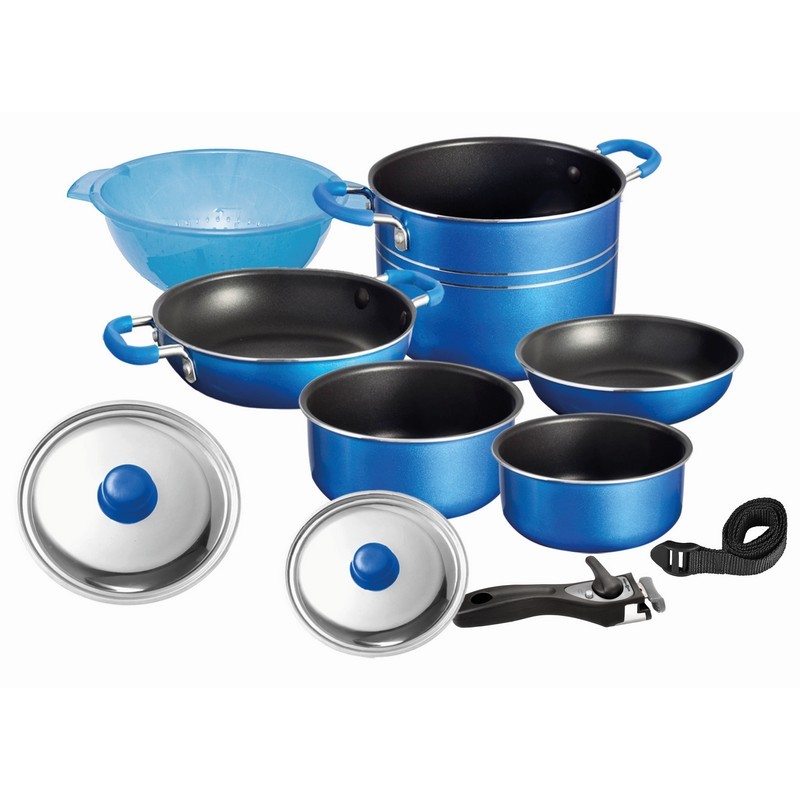 POPOTE SKIPPER 9+1 COLORE BLU DIAMETRO 24 CM IN...