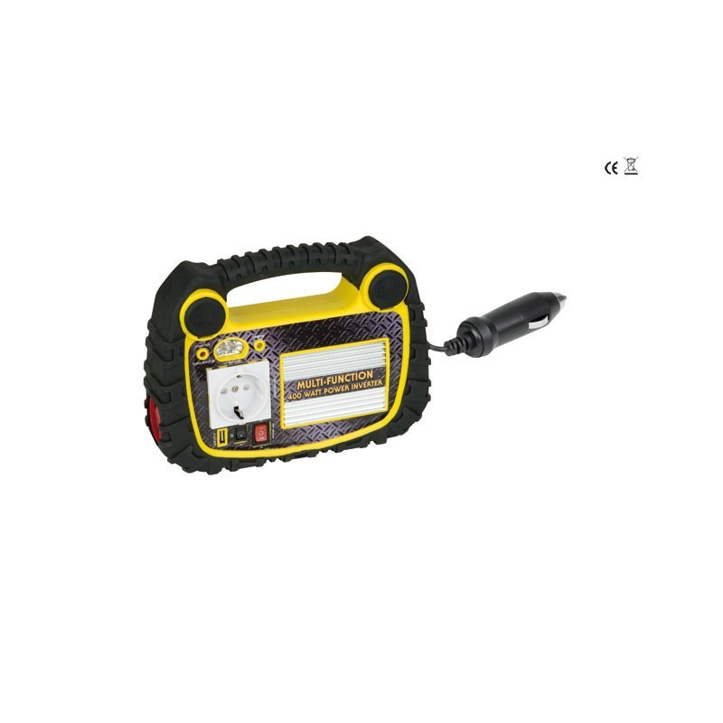 INVERTER PORTATILE 12 V CON PRESA SCHUKO