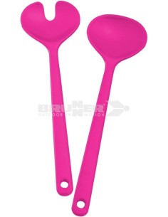 SET POSATE INSALATA COLORE PINK 2PZ