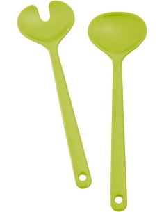SET POSATE INSALATA COLORE VERDE MELA 2PZ