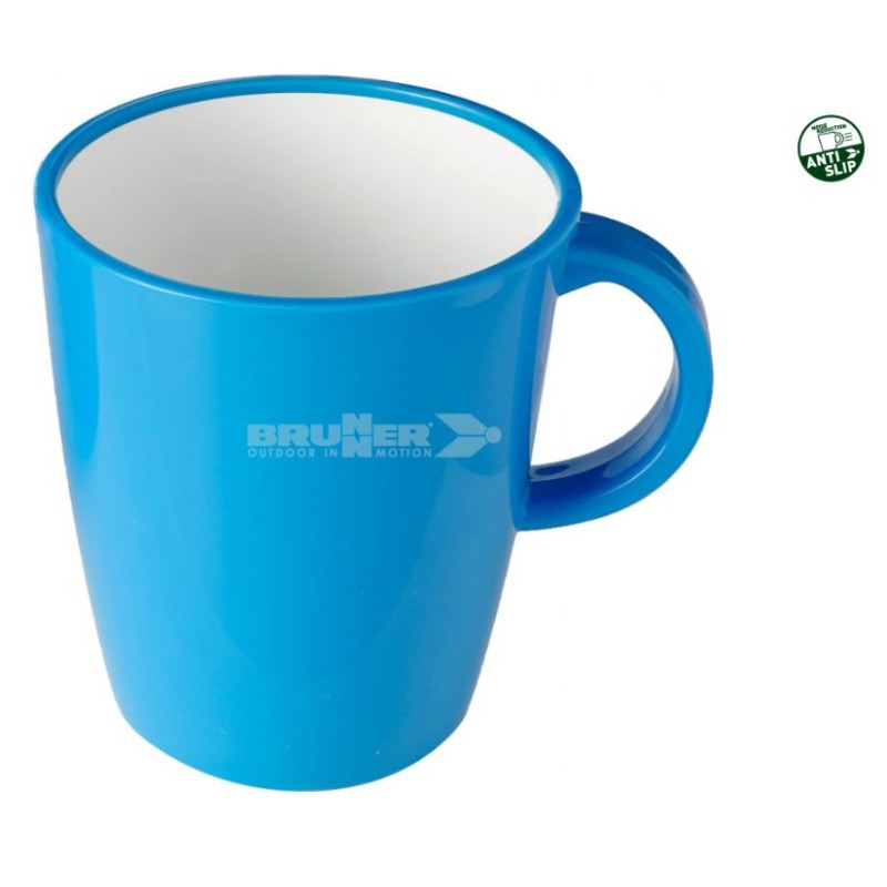 TAZZONE AZZURRO CON ANTISLIP IN MELAMINA DA 30 CL