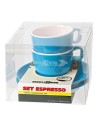 SET DI DUE TAZZINE PER CAFFE COLORE TURCHESE