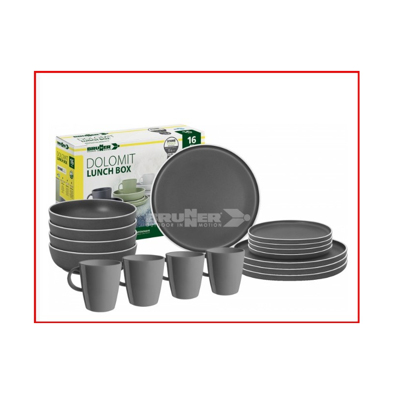 SET IN  MELAMINA DOLOMIT DA 16 PZ