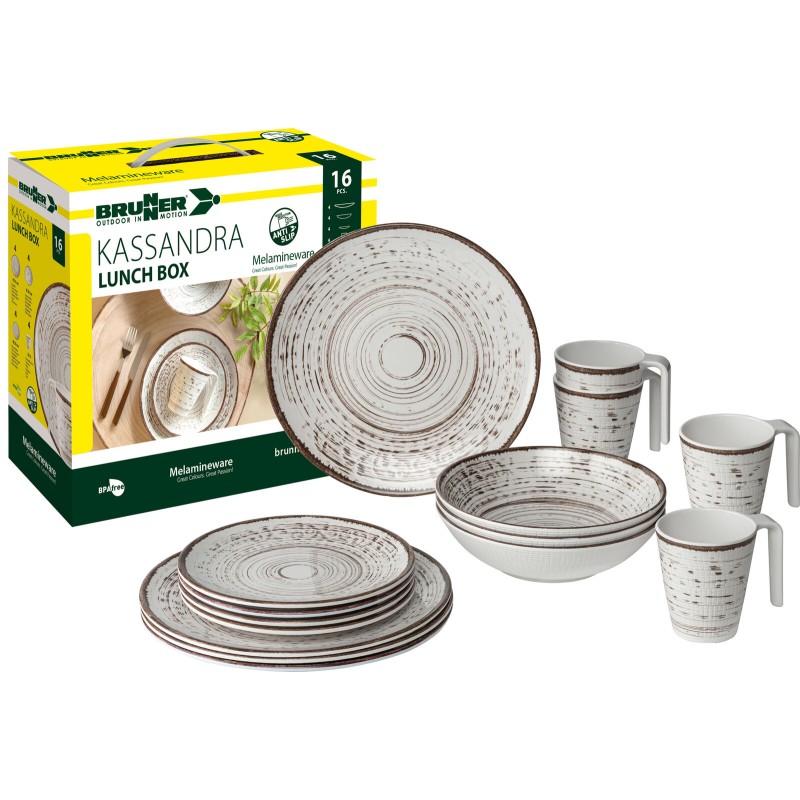 SET IN MELAMINA KASSANDRA DA 16 PZ