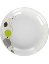 SET IN MELAMINA SPACE IN VERDE E GRIGIO DA 16 PEZZI CON ANTISLIP
