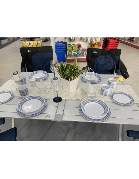 SET IN MELAMINA BLUEBAY 16 PEZZI
