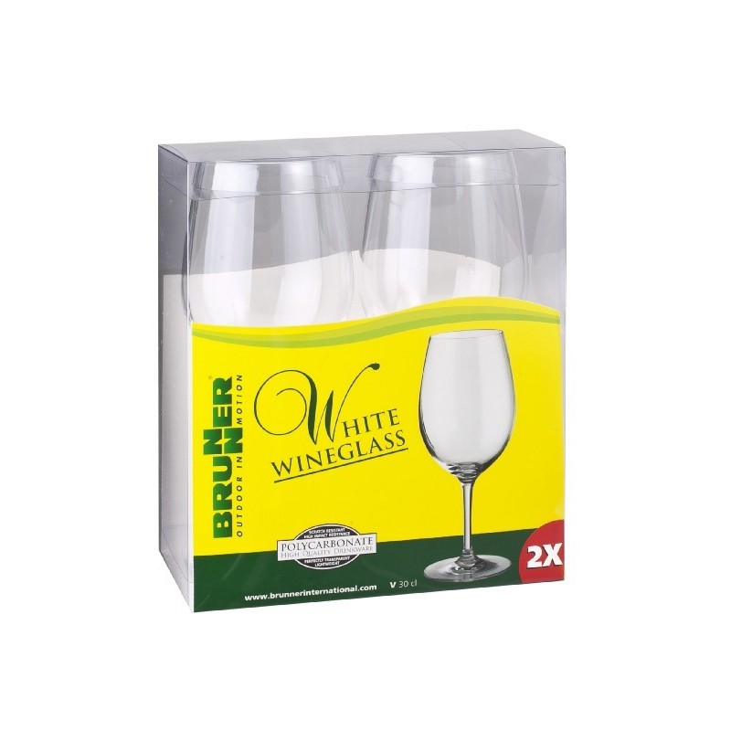 SET DI 2 CALICI PER IL VINO  IL POLICARBONATO...