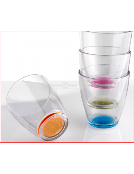SET BICCHIERI THAITI IMPILABILI 4 PZ