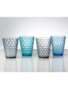 SET DI 4 BICCHIERI DIAMOND