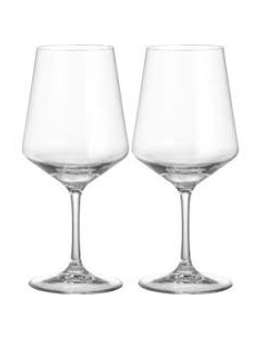 SET DI 2 CALICI PER IL VINO BIANCO E ROSSO TRITAN