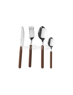 SET DI POSATE DELICE COLORE MARRONE