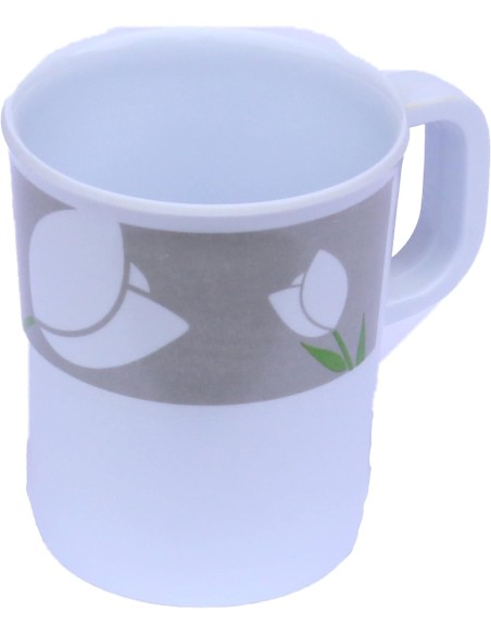 SET MELAMINA BRUNNER MODELLO TULIP VERDE DA 16 PEZZI