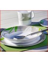SET MELAMINA BRUNNER MODELLO TULIP VERDE DA 16 PEZZI