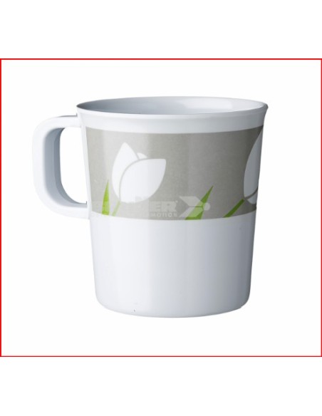 SET MELAMINA BRUNNER MODELLO TULIP VERDE DA 16 PEZZI