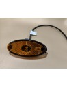 LUCE DINGOMBRO OVALE ARANCIO A LED CON CAVO