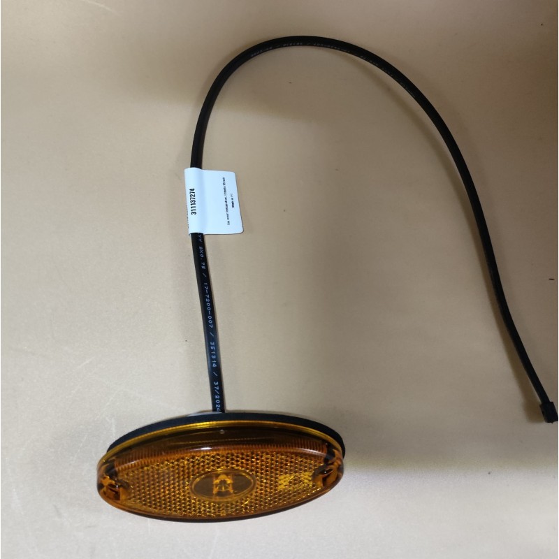 LUCE DINGOMBRO OVALE ARANCIO A LED CON CAVO