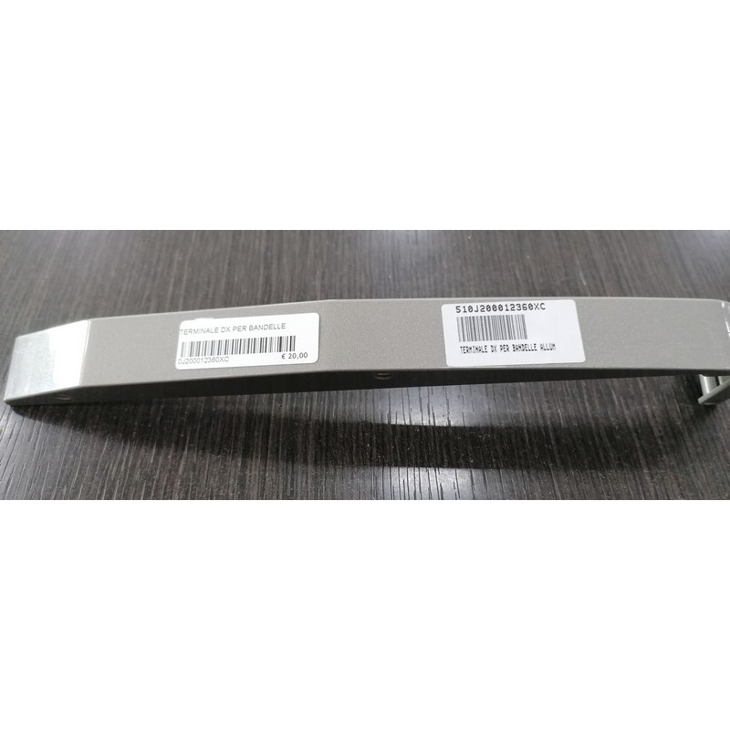 TERMINALE DX PER BANDELLE COLORE GRIGIO