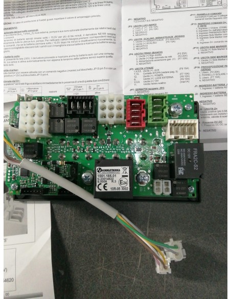 CENTRALINA PORTAFUSIBILI NORDELETTRONICA MODELLO NE 185 MO R