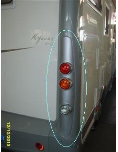 PLACCA PORTAFANALI  POSTERIORE  DX COLORE GRIGIO PER...