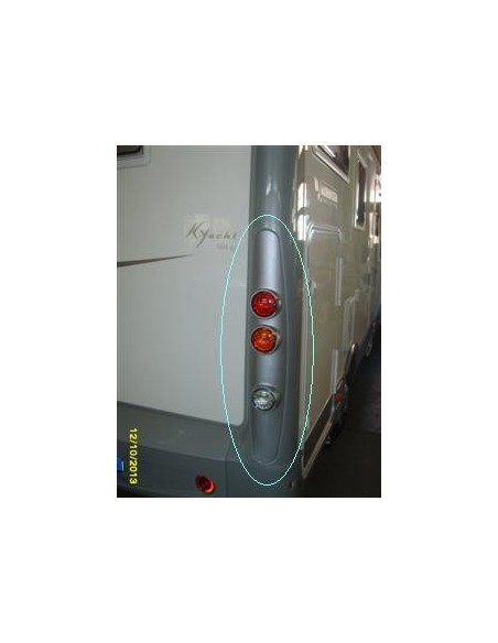 PLACCA PORTAFANALI  POSTERIORE  DX COLORE GRIGIO PER MOBILVETTA KEA