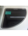 PIANO COTTURA DOMETIC 3 FUOCHI SX CON COPERCHIO IN VETRO COLORE NERO