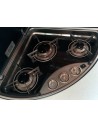 PIANO COTTURA 3 FUOCHI DESTRO VETRO NERO DOMETIC