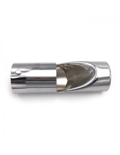 TERMINALE MARMITTA SCARICO UNIVERSALE 67MM CROMO
