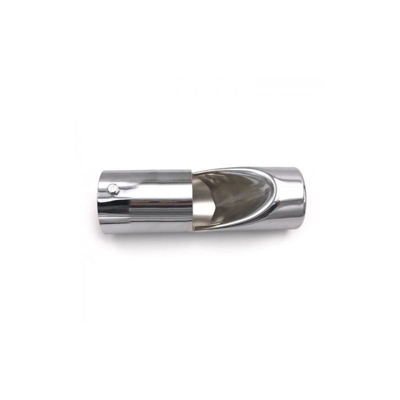 TERMINALE MARMITTA SCARICO UNIVERSALE 67MM CROMO