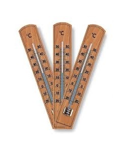 TERMOMETRO DA PARETE IN LEGNO TEMPERATURA FINO A 50°
