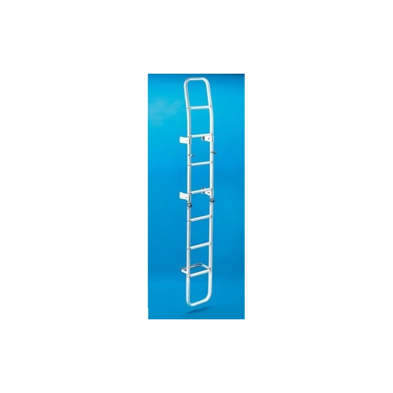 SCALA PIEGHEVOLE SERIE OVALE BIANCA DA 230 CM...