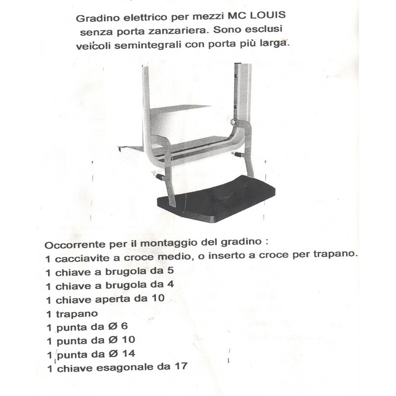 GRADINO MANUALE SUPPLEMENTARE