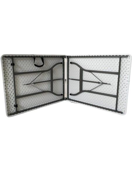 TAVOLO PIEGHEVOLE IN RESINA CM 152X76X74 CON PIANO IN HDPE