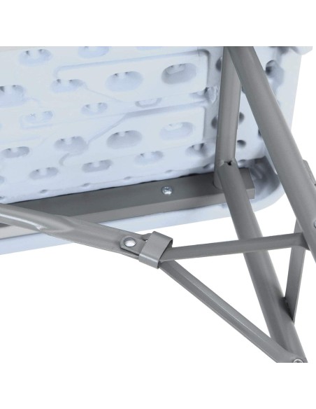TAVOLO PIEGHEVOLE IN RESINA CM 152X76X74 CON PIANO IN HDPE