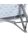 TAVOLO PIEGHEVOLE IN RESINA CM 152X76X74 CON PIANO IN HDPE