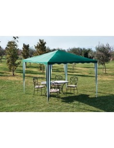 GAZEBO IN POLIESTERE MT 3X3 COLORE VERDE.