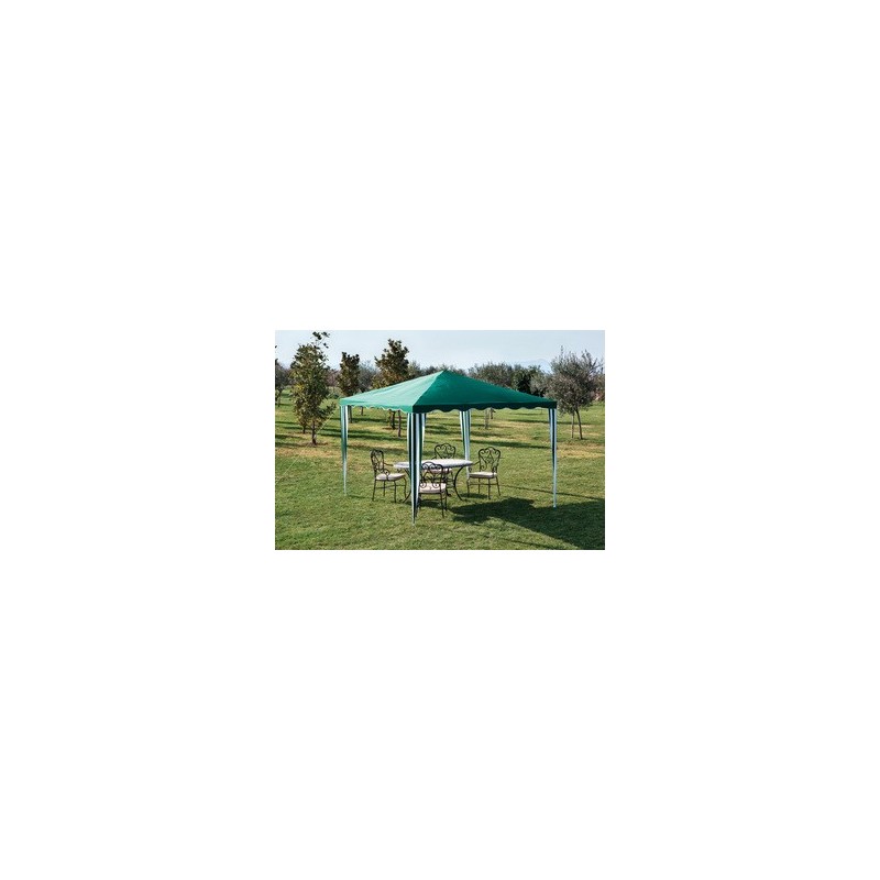 GAZEBO IN POLIESTERE MT 3X3 COLORE VERDE.