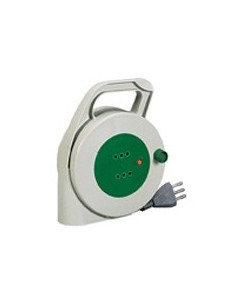 AVVOLGICAVO ELETTRICO DA 10 MT CON 2 PRESE.MARCA FANTON