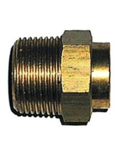 DADO PER TUBO ARRIVO GAS FORATO E FILETTATO INTERNO 8MM