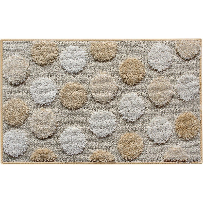 TAPPETO BAGNO BEIGE IN TESSUTO 50X80